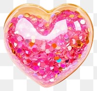 PNG  Heart jewelry glitter shape.