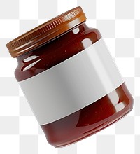 PNG Jam jar label mockup ingredient container medicine.