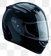 PNG  Motorcycle helmet mockup blue protection headgear.