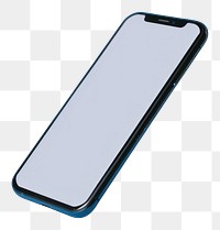 PNG Smartphone blue blue background portability.