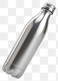 PNG  Stainless water bottle mockup refreshment drinkware container.