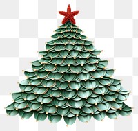 PNG Christmas tree white background celebration accessories.