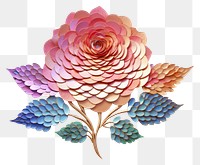 PNG Colorful pastel rose pattern flower plant.