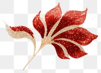 PNG Red lily flower brooch plant leaf.