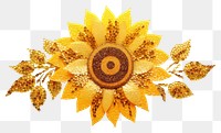 PNG Sunflower brooch celebration accessories.