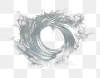 PNG Water whirlpool effect pattern black black background.