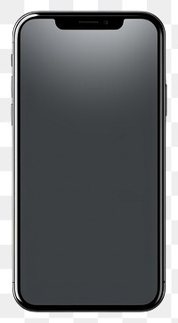 PNG  Mobile phone mockup gray portability electronics.