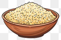 PNG Quinoa in dish popcorn snack food.