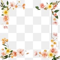 PNG  Flowers backgrounds pattern white background. AI generated Image by rawpixel.