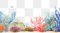 PNG Blue coral reef aquarium outdoors nature.