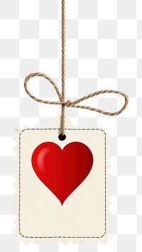 PNG  White heart celebration decoration hanging. AI generated Image by rawpixel.