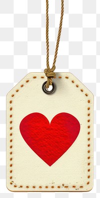 PNG  Red heart pendant jewelry symbol. AI generated Image by rawpixel.