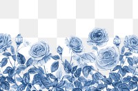 PNG  Antique of rose sketch backgrounds pattern.