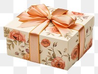 PNG  Gift box classic flower plant rose.