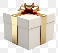PNG  Gift box white background celebration.