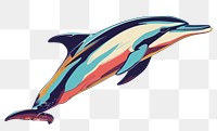 PNG  Illustration of dolphin animal fish underwater.