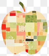 PNG  Apple distort shape backgrounds collage food.