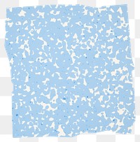 PNG  Blue terrazzo ripped paper backgrounds white background splattered.