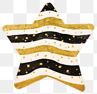 PNG  Chevron in star shape ripped paper white background celebration decoration.