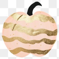 PNG  Peach shape ripped paper pumpkin food white background.