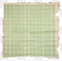 PNG  Plaid ripped paper backgrounds green text.