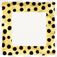 PNG Polka dot in square shape ripped paper backgrounds pattern 