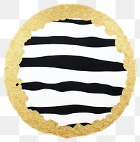PNG  Stripe in circle shape ripped paper black white background rectangle.
