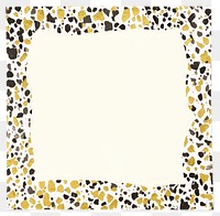 PNG  Terrazzo in square shape ripped paper backgrounds confetti white background.