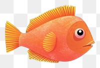 PNG Goldfish animal pomacentridae underwater.