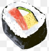 PNG Sushi rice food dish.