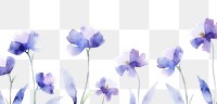 PNG  Purple flower backgrounds blossom pattern.