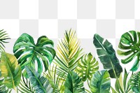 PNG  Tropical leaves nature backgrounds outdoors.