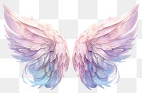 PNG Wings angel white background lightweight.