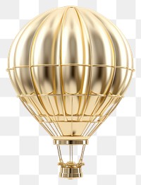 PNG  Balloon aircraft lamp gold.