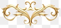 PNG  Gold jewelry pattern white background.