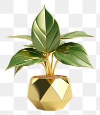 PNG  Plant houseplant origami vase.