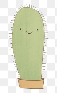 PNG  Cactus plant creativity cartoon. AI generated Image by rawpixel.
