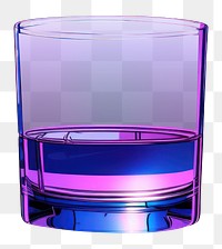 PNG A glass purple blue refreshment. AI generated Image by rawpixel.