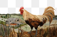 PNG Farm chicken landscape poultry animal.