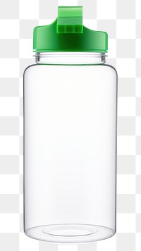 PNG Plastic water bottle green white background refreshment. 