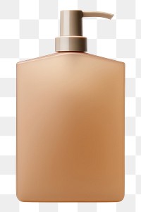 PNG  Transparent-Opaque SHAMPOO BOTTLE with pump in tea brown bottle simplicity cosmetics. AI generated Image by rawpixel.