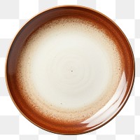 PNG Two tone colored dinner plate porcelain pottery bowl.