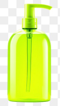 PNG  SHAMPOO BOTTLE bottle green white background. AI generated Image by rawpixel.