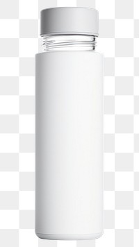 PNG  Water tumbler bottle glass white jar. AI generated Image by rawpixel.