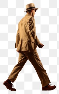 PNG A man walking in studio photography footwear portrait.
