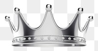 PNG Minimal Crown Chrome material crown white background accessories.