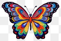 PNG Butterfly clothing pattern white background. AI generated Image by rawpixel.