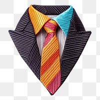 PNG Business clothing necktie white background. AI generated Image by rawpixel.