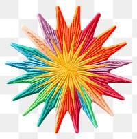 PNG Starburst pattern craft art. AI generated Image by rawpixel.