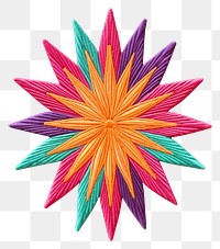 PNG Starburst pattern flower craft. AI generated Image by rawpixel.